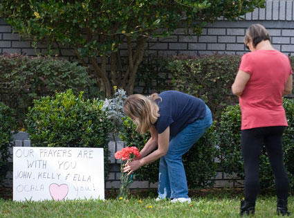 Jett Travolta Mourners Jett Travolta Mourners